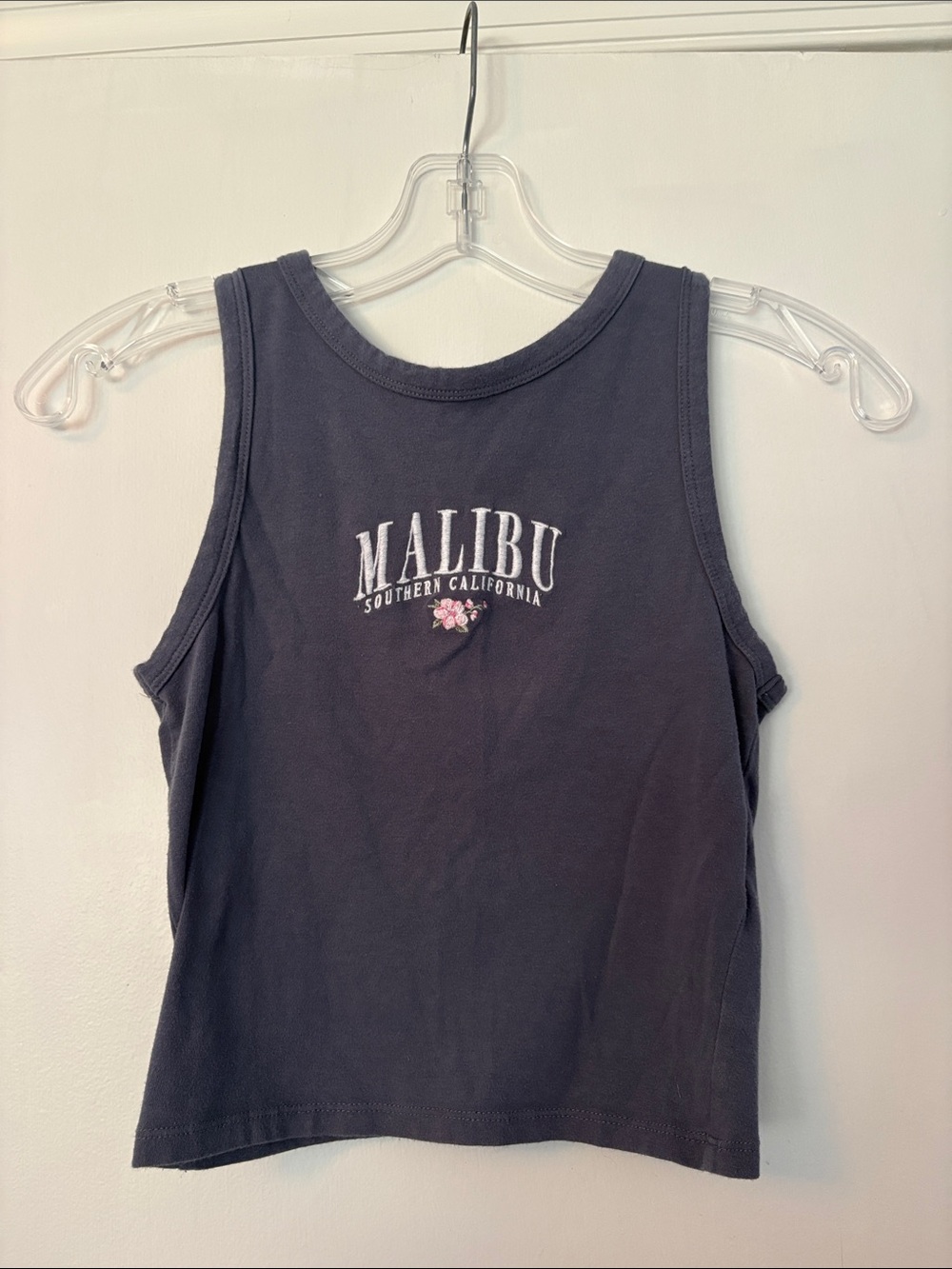 Hollister Malibu Graphic Tank Top - Charcoal
